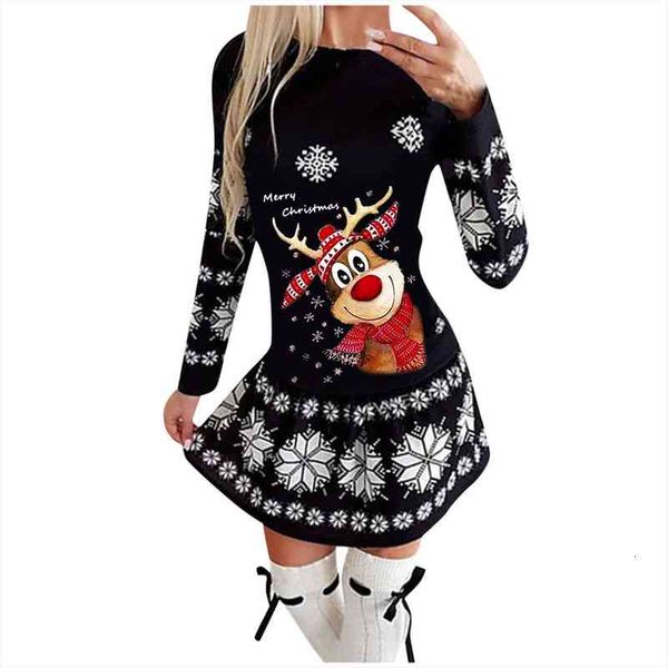 

brand clothes autumn and women dress winter long-sleeved christmas fashion comfortable casual sexy, Black;gray