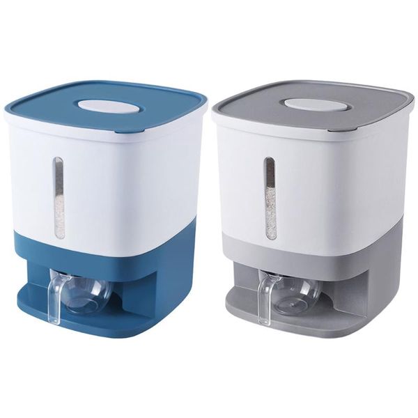 

storage bottles & jars rice container plastic 10kg multipurpose cereal bin dry food