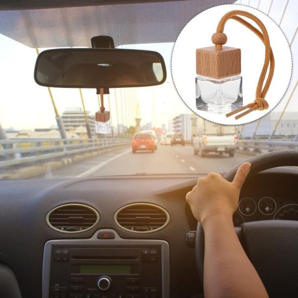 

5pcs auto empty perfume hanging bottle car air freshener pendant