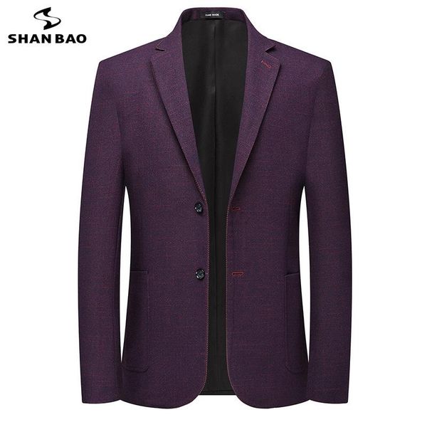 

men's suits & blazers shan bao 2021 classic style business casual loose suit jacket wedding banquet gentleman 5xl 6xl 7xl 8xl, White;black