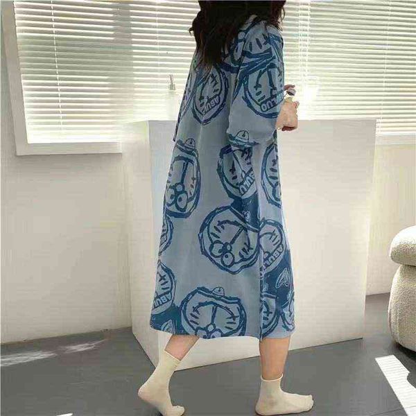 

dress sleepwear nightdr's pajamas 2022 summer skynet red spring and autumn large short sleeve home cloth set, Black;red
