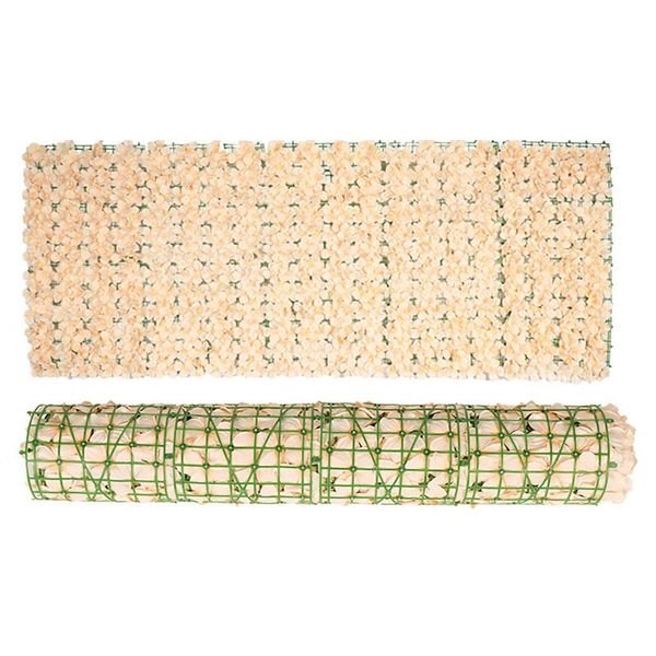 

decorative flowers & wreaths artificial ivy privacy fence screen hedge and faux vine leaf decoration for outdoor garden white flower