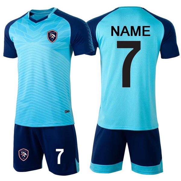 

racing sets girls soccer clothes short sleeve custom uniform kids men football jerseys boys jersey set, Black;blue