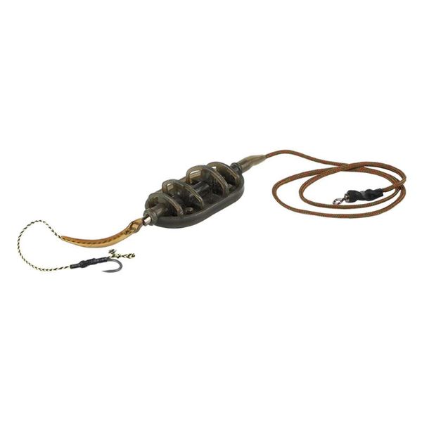 

fishing hooks carp hair rig lead core string hook barbed method feeder tackle
