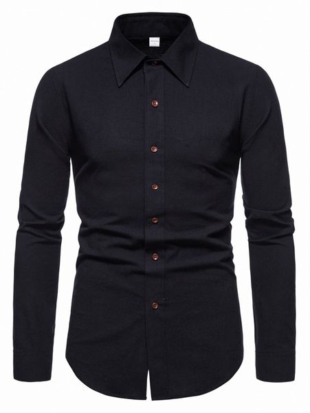

men solid button front shirt x2ix#, White;black