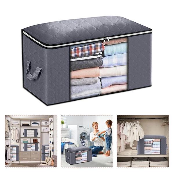 

clothing & wardrobe storage foldable comforter bag large organizers for blankets clothes organizer with handle