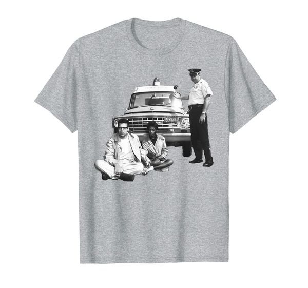 

bernie civil rights protest - bernie arrested t-shirt, White;black