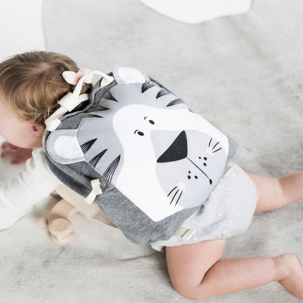 

backpack cartoon animal series children's school bag baby butterfly