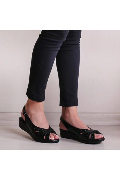 

women's black sandals