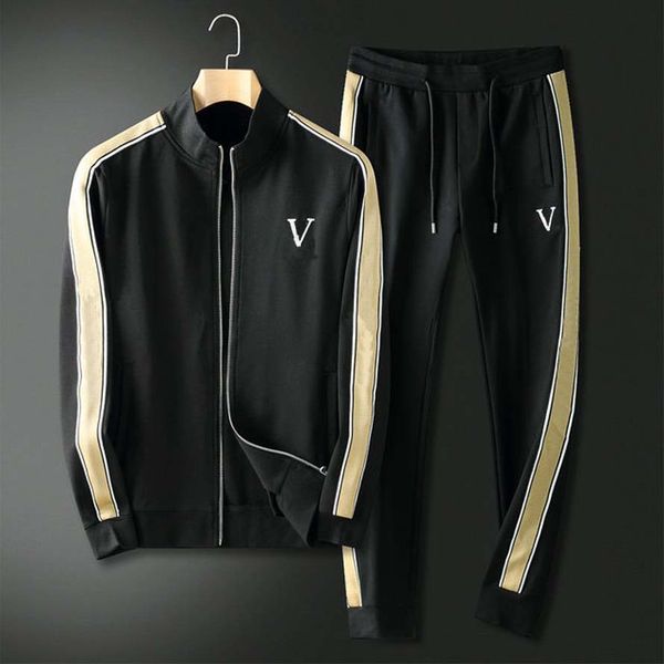 

coat designer tracksuit fashion mens clothing 2 piece set tech fleece hoodie +pants sweatshirt basketball sportswear running suit s-3xl wei2, Gray