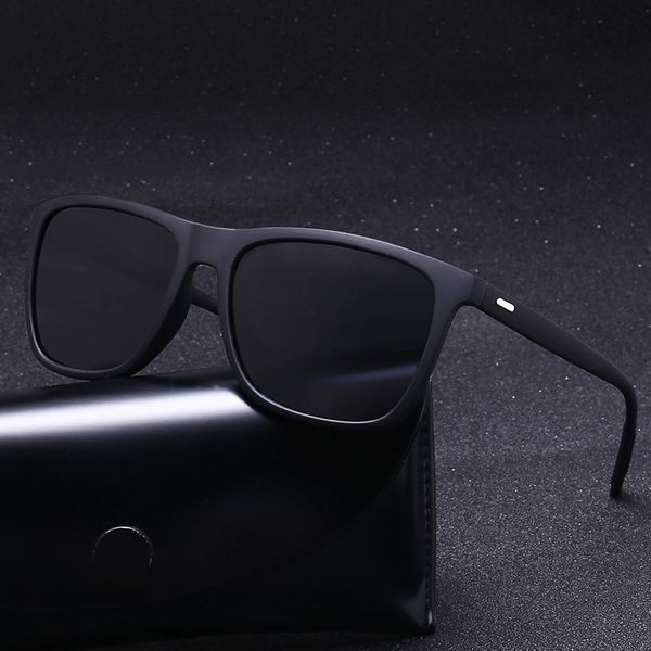 

men's sunglasses polarized oversized mirrors driving sunglasses men women's brand designer retro vintage driver's glasses uv4, Silver