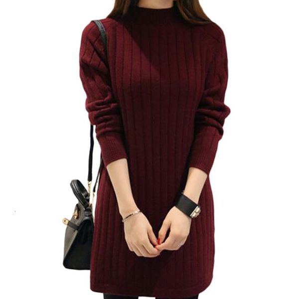 

casual dresses spring knitted dress 2017 causal sweater half-korean knit turtleneck autumn and winter zy2848 imc0, Black;gray