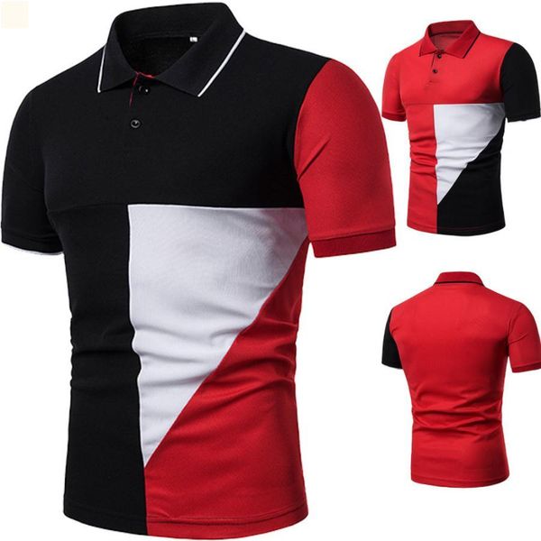 

luxurys designers mens polo t shirt collared dress 2021 ropa de hombre white crop hip hop t shirts fashion t-shirt short sleeve men clothing, White;black