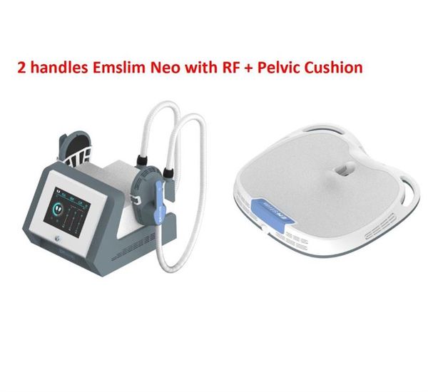 

portable 2 rf handles emslim neo with radio frequency and pelvic cushion