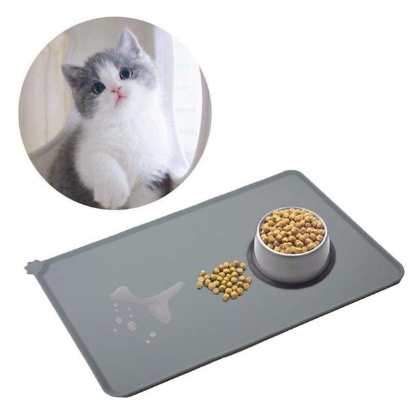 

cat beds & furniture waterproof anti-skid and leak-proof placemat silicone pet