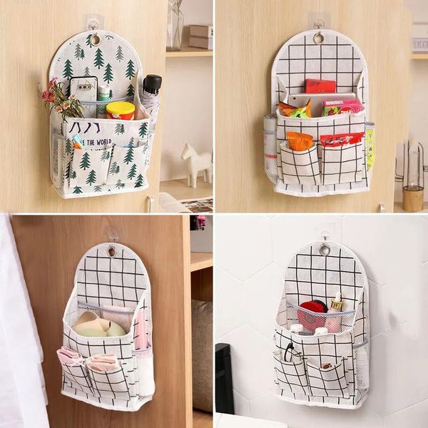 

storage boxes & bins small fresh cloth hanging student dormitory artifact wall mounted behind the door bag