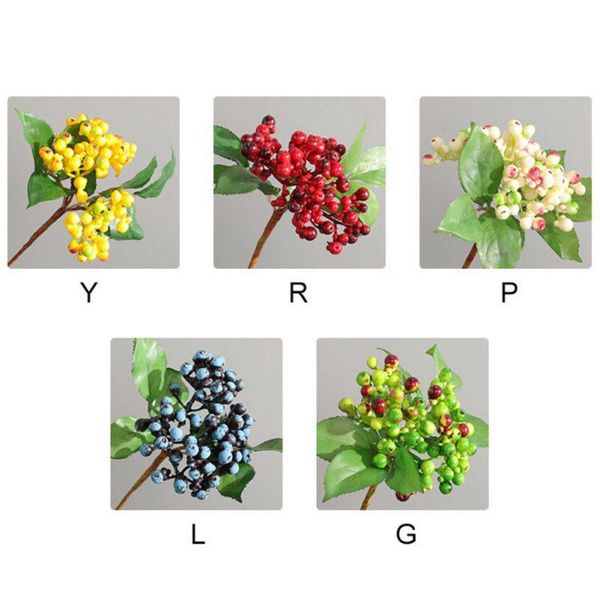 

decorative flowers & wreaths artificial plastic eucalyptus tree pomegranate flower wedding decoration foliage plant for living room home off