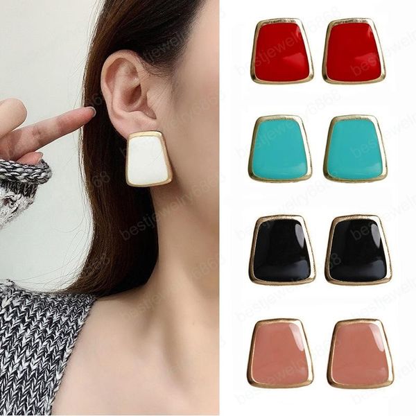 

korean stud earrings for women fashion jewlery simple earring, Golden;silver