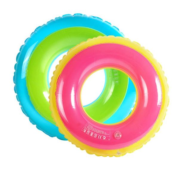 

inflatable floats & tubes swimming ring water sports summer pool thicken double airbag candy color swim circle 0.2