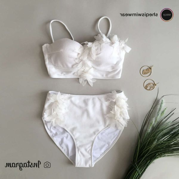 

the bikini chichi women's bikini three-point small chest gathered split ins net red swimsuit, White;black