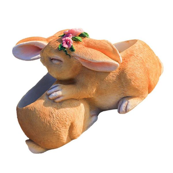 

1pc resin vase adornment garden decorative plant pot flowerpot vases