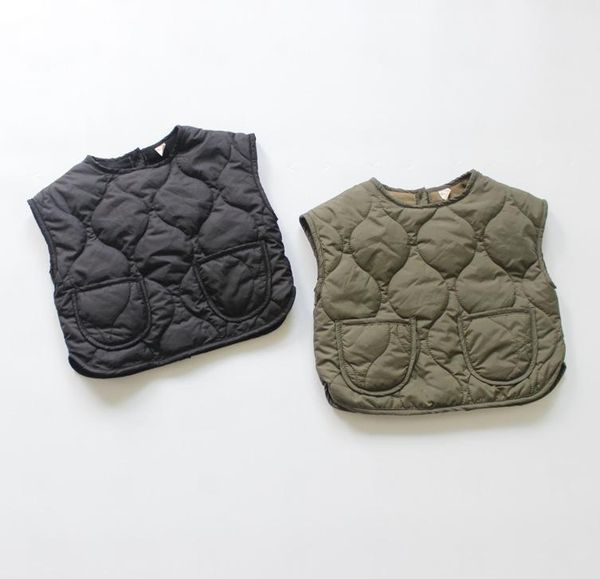 

kids winter clothes toddler vest thicken korean fashion clothings waistcoat, Camo