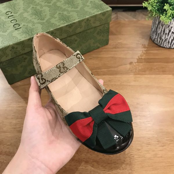 

2021 autumn girls sneakers children fashion cute ballet shoes design printing princess flat baby sneaker, Black;red