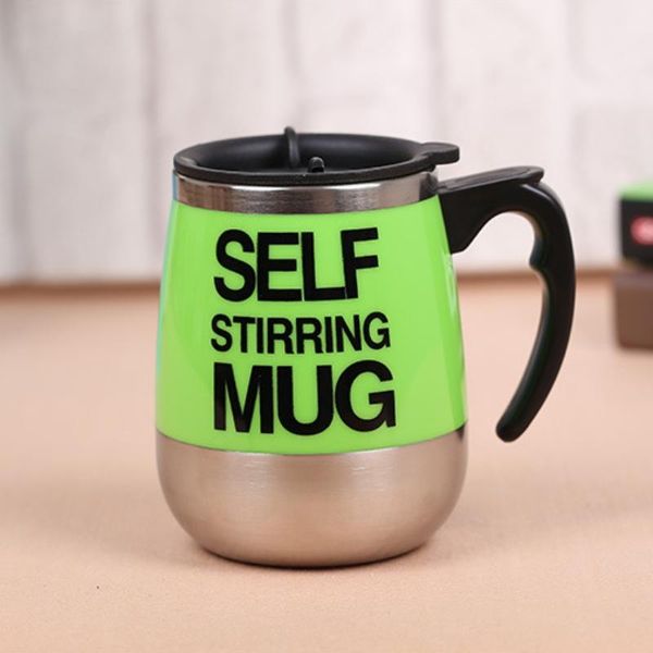 

mugs self stirring mug electric stainless steel auto coffee mixing cup 450ml for chocolate milk