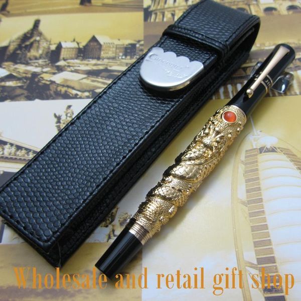 

fountain pen jin hao flying dragon office gift and bag pens