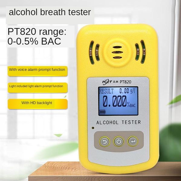 

professional alcohol tester lcd display digital breath quick response breathalyzer for the drunk drivers alcotester pt820 alcoholism test