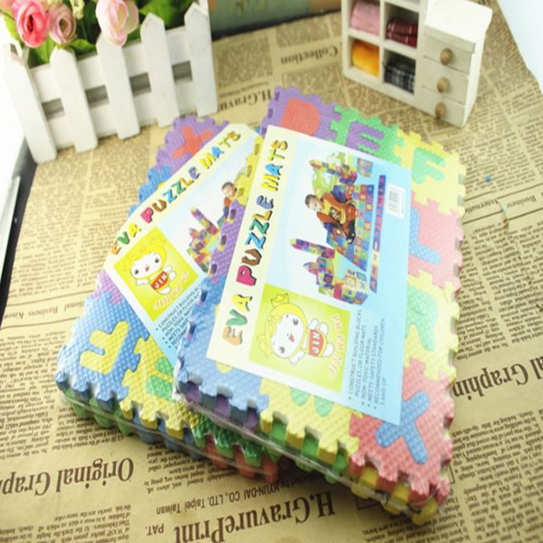 

3Pieces/Lot36pcs/set Mat Baby Literacy Puzzle Mat Made Of Soft EVA Foam Very Durable Parent-child Interactive Games
