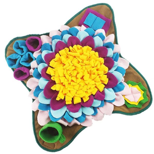 

kennels & pens 1pc pet feed training mat nonslip safe creative colorful durable slow eating feeder sniff smell blanket for cat