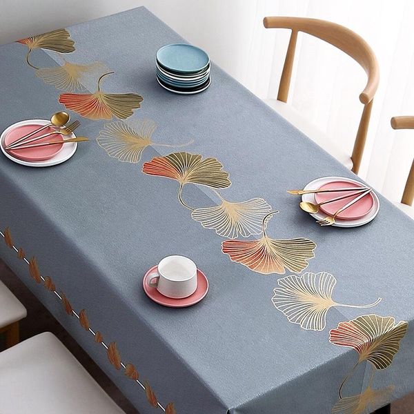 

table cloth solid color flower printing rectangular tablecloth for wedding decoration waterproof dining coffee tables cover