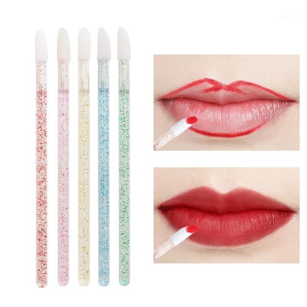 

pcs/pack disposable lip brush makeup brushes pen lipstick mascara wands cleaning eyelash cosmetic applicators1
