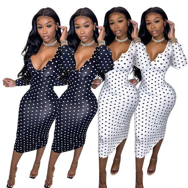 

a8043 women's fashion polka dot dress, Black;gray