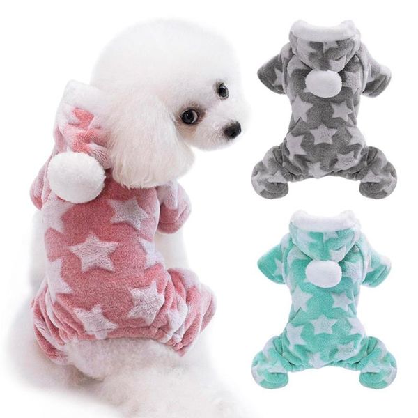 

dog apparel winter warm soft star pet puppy clothing clothes coat jacket sweater