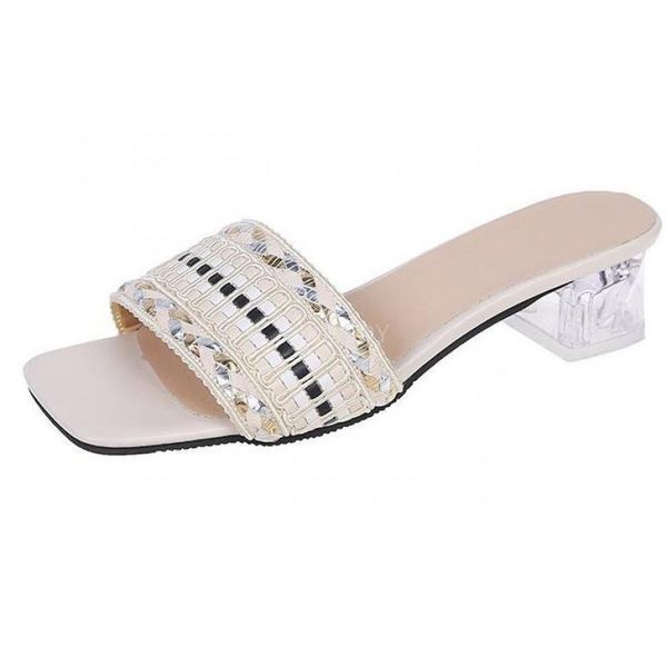

summer slippers women shoes beach colorful fashion flip flops mules ladies female slides classic zapatillas mujer casa, Black