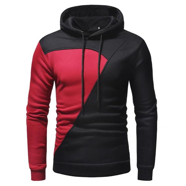 

men's sweaters sports pullover patchwork men hoodie sweatshirt active, White;black