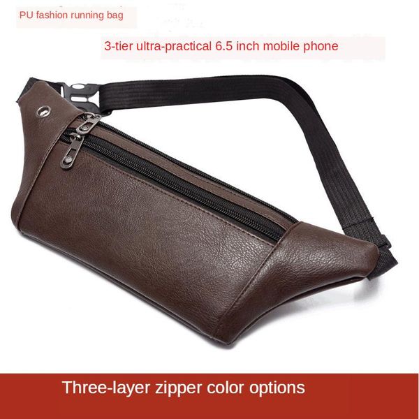 

waist male designer bag men's outdoor close-fitting sports mobile phone ultra-thin fanny pack wallet men bags