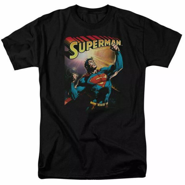 

superman victory t shirt licensed comic book movie tee black, White;black