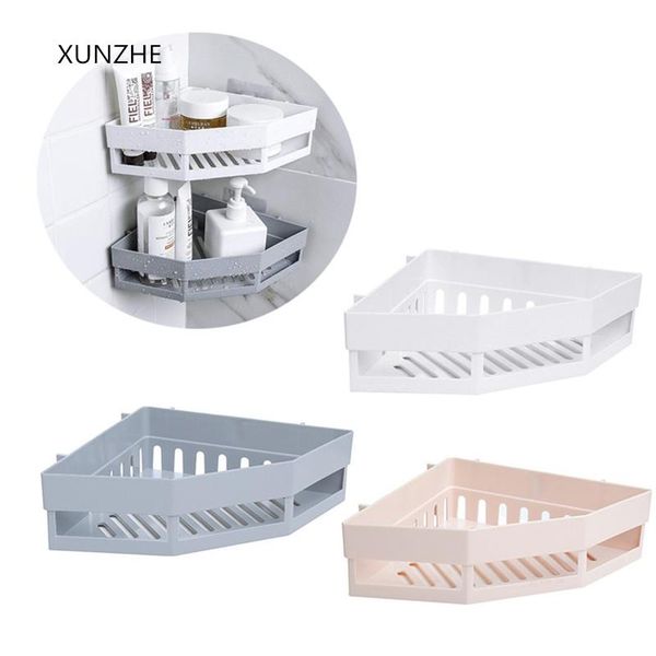 

bathroom storage & organization xunzhe corner seat drain trays rack container with stand soap shampoo suction sucker holder