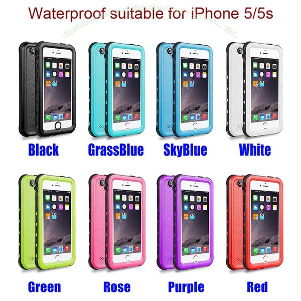 Wasserdichte Hülle für iPhone 6 Plus 5 SE 7 8 Tauchen Unterwasser Schwimmen Outdoor Sport TPU Cover