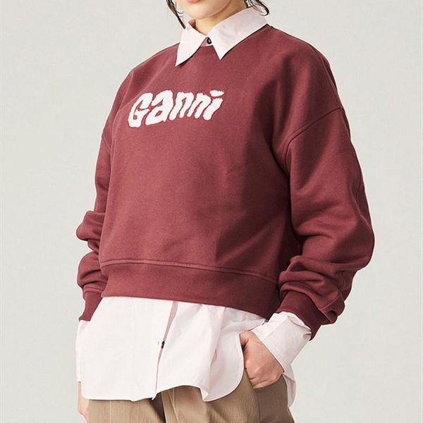 

women's hoodies & sweatshirts women o-neck cotton letter long sleeve fashion early autumn 2021 female casual pullover, Black