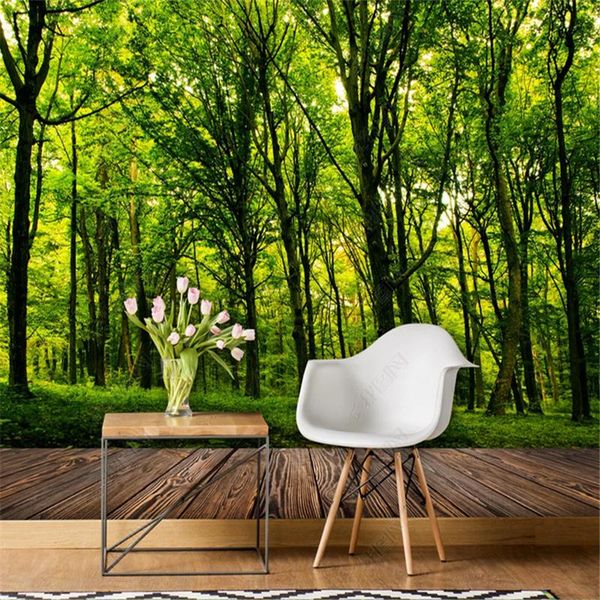 

natural scenery self-adhesive mural wallpaper 3d for living room fresh tv background wall paper home decor bedroom wallpapers