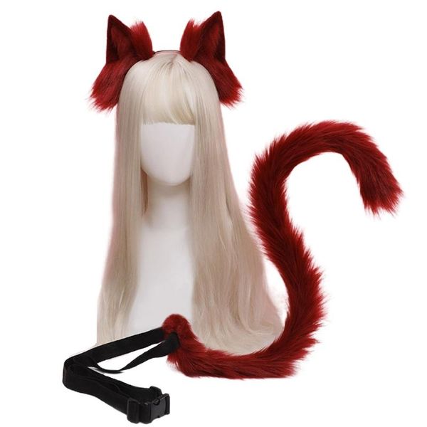 

other event & party supplies b2qe colors opintional anime ears hairhoop plush cat tail set lolita accessories cosplay halloween