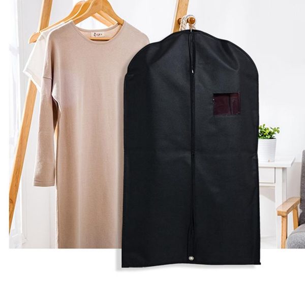 

clothing & wardrobe storage clothes anti dust cover non woven fabric pack case closet hanging coat suit garment protect wrap bag organizer