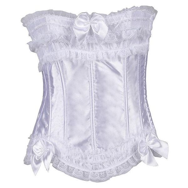

bustiers & corsets classic high grade lingerie underwear solid color zipper with lace trim fashion for women, Black;white