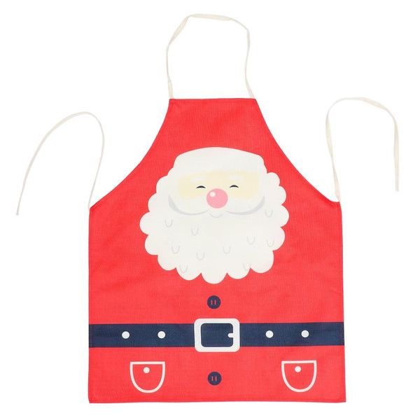 

aprons 1 pc christmas kitchen apron red dressing costume for festival