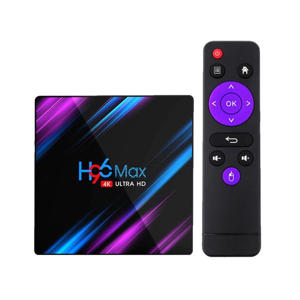 

h96 max rk3318 smart tv box android 10 4g 64gb 4gb 32gb 4k youtube wifi bt media player h96max tvbox set box 2g16g rii i8 wireless keyboard