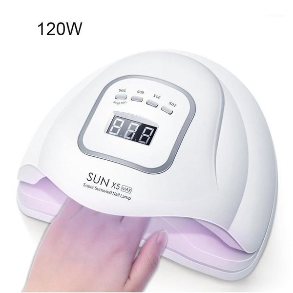

nail dryer lamp manicure 120/110w machine uv for curing gel polish with motion sensing lcd displa1